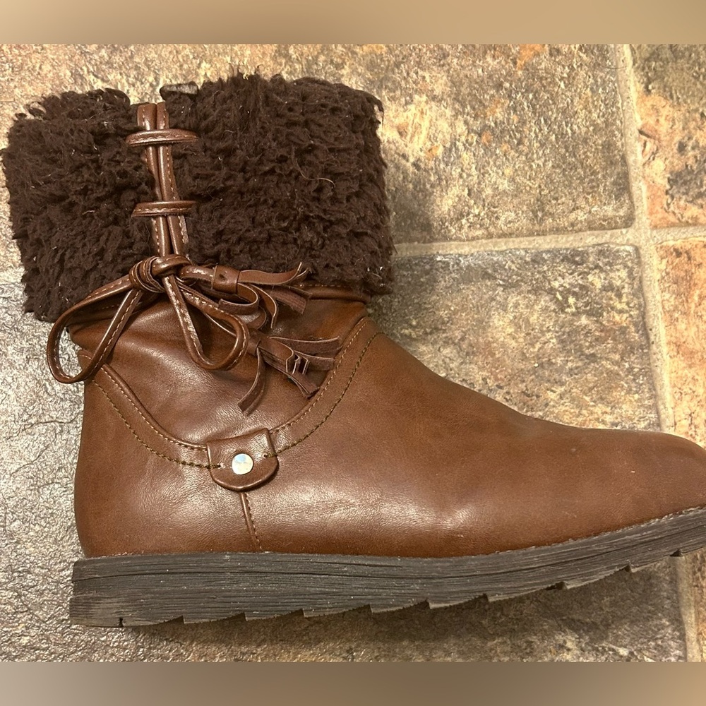 Muk Luks Dark Brown Boots